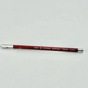 Vintage‎ Eberhard Faber Potent Copying Pencil 746 Red Hectograph NEW + Cap
